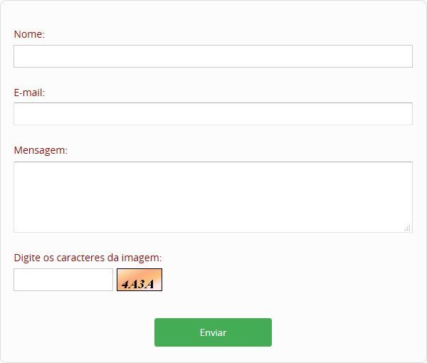 Exemplo de valida��o por CAPTCHA