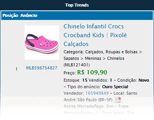MercadoLivre Trends
