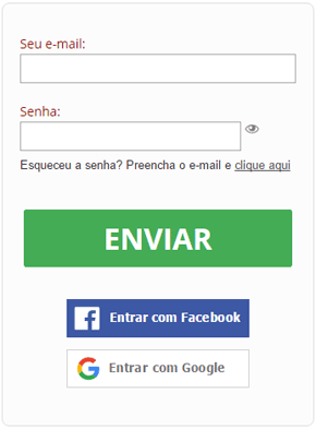 Login Google e Facebook