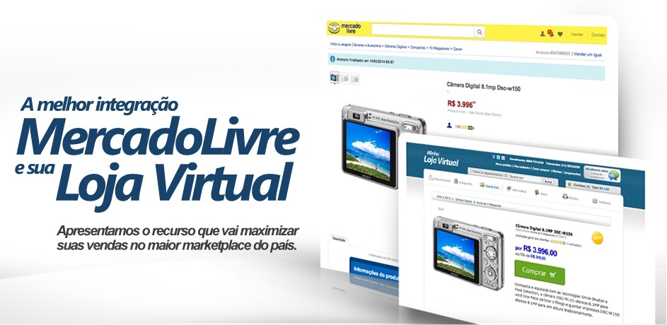 A melhor integra��o MercadoLivre e sua loja virtual.